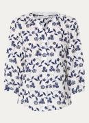 BRAX Velia blouse met bloemborduring