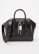 Givenchy Antigona Lock handtas van leer met afneembare schouderriem