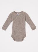 Joha Ribgebreide romper van merino wol