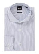 BOSS H-Hank slim fit overhemd met streepprint
