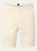 BOSS H-Slice straight fit korte chino met steekzakken