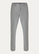 BOSS P-Genius slim fit pantalon in wolblend met steekzakken