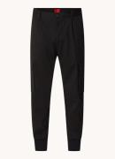 HUGO Glavin tapered fit cargobroek met ribstructuur