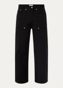 Arte Antwerp Straight fit broek met steekzakken