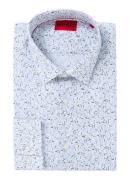 HUGO Kenno slim fit overhemd met print
