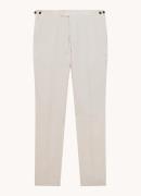 Reiss Kin slim fit pantalon van linnen met steekzakken