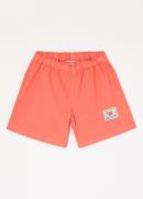 BOBO CHOSES Smiling loose fit korte broek in biologische katoenblend