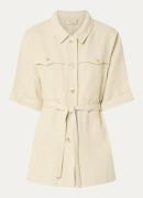 Mos Mosh Kia blouse met strikceintuur