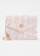 Dune London Kisses crossbodytas met logo