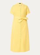 Claudia Sträter Maxi blousejurk met strikceintuur