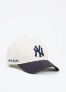 New Era New York pet met borduring