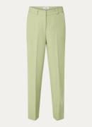 Aaiko Robin high waist regular fit pantalon met steekzakken
