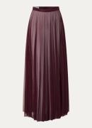 The Frankie Shop Vallen midi plooirok van mesh