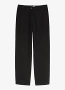 Marc O'Polo Mid waist straight fit chino in linnenblend met steekzakke...