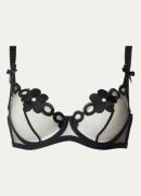 Agent Provocateur Daysi beugel bh van mesh met borduring