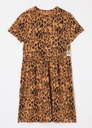 Mini Rodini Jurk van lyocell met panterprint