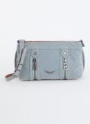 Zadig&Voltaire Sunny Mood crossbodytas van denim met logo