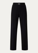 ARMEDANGELS Himaari high waist wide fit pantalon van jersey met steekz...
