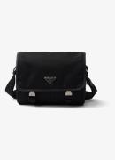 Prada Re-Nylon schoudertas met leren details
