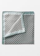 Reiss Bampton pochet van zijde met print 32 x 32 cm