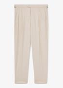 Reiss Elite tapered fit pantalon met ceintuur