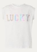 by-bar Thelma T-shirt van biologisch katoen met print