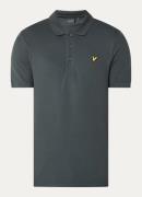 Lyle & Scott Regular fit polo van piqué katoen met logoborduring