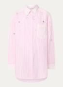 Sandro Oversized blouse met imitatieparels en strass