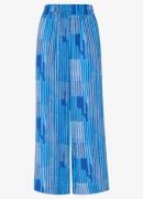 Whistles High waist loose fit pantalon met streepprint