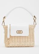 Dune London Decorative handtas met crocostructuur en afneembare schoud...