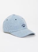 Levi's Lazy Girl pet met streepprint en logoborduring