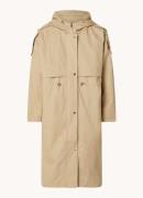 Ba&sh Ted trenchcoat met steekzakken en trekkoord