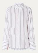 The Frankie Shop Helen blouse van lyocell met streepprint