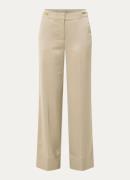 NIKKIE Kenya high waist wide fit pantalon van satijn