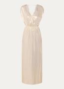 Zadig&Voltaire Ritmic maxi jurk met metallic finish en split