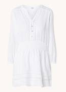 Rails Jasmine mini jurk met broderie en smockwerk