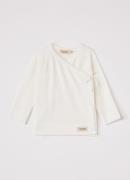 MarMar COPENHAGEN Tut longsleeve met overslag in katoenblend