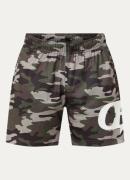 Cole Buxton Straight fit korte joggingbroek met camouflageprint en log...
