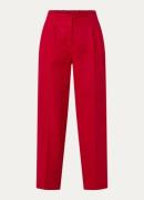Selected Femme Barrel high waist loose fit pantalon van linnen