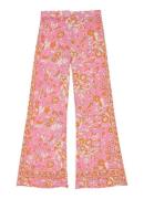 Maje Mid waist flared fit broek met print