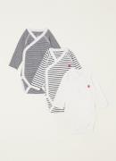Petit Bateau Romper met print in 3-pack
