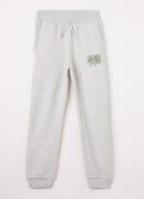 Les Deux Goods tapered fit joggingbroek met logoprint