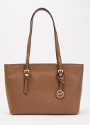 Michael Kors Quinn shopper van leer met structuur