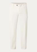 Profuomo Straight fit pantalon van corduroy met steekzakken