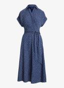 Ralph Lauren Midi wikkeljurk met strikceintuur en print