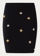 NIKKIE Kara mini rok met kralendecoratie