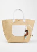 Longchamp Le Pliage Collection handtas L van canvas met leren details