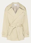 The Frankie Shop Zurich trenchcoat met strikceintuur