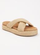 Jonak Waelito Corde slipper met plateauzool