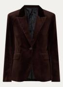 Zadig&Voltaire Vavy blazer van fluweel met klepzakken